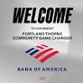 PORTLAND THORNS ANNOUNCE BANK OF AMERICA AS PARTNER TO EXPAND COMMUNITY ACCESS TO SOCCER AND OFFICIAL WEALTH MANAGEMENT PARTNER