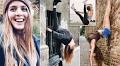 Vienna yoga fanatic Sara Ticha who poses in the STREET becomes an Instagram star