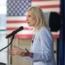 Hecklers disrupt Ashley Hinson Cedar Rapids rally