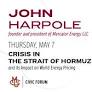 CMU Civic Forum Presents Discussion: Crisis in the Strait of Hormuz