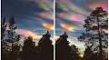 Weird Rainbow Clouds Appear in Sky