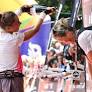 Blandine L'Hirondel - Lucy Bartholomew - 2026 Transvulcania Ultramarathon - finish line celebration