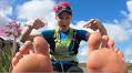 Olympians’ daughter running the length of Britain, barefoot