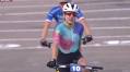 Sina Frei wins the Short Track of the Mont-Sainte-Anne World Cup