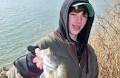 Hoffman teen hooked on bass fishing
