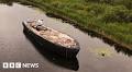 WW2 whaleback boat saved from river ahead of restoration