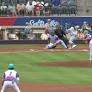 Taylor Young homers (1) on a fly ball to right center field.