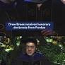 "Congratulations Dr. Brees": Drew Brees receives honorary doctorate from Purdue