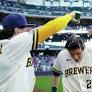 Hitless through seven innings, Brewers rally in eighth to beat Cardinals 2-1