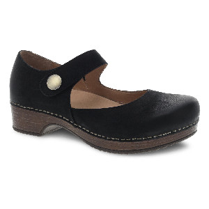 Beatrice Black Burnished Nubuck – Dansko