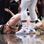 Clark OK after exiting Fever's preseason home opener early