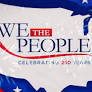 We the People: Hoover Dam patriotic lights