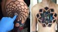 Mind-Bending Illusion Tattoos Reveal Entire Worlds Hiding Beneath the Skin