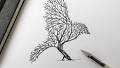 Poetic Illustrations Depict Magic Scene That Trees Sprout Into Animal Shapes