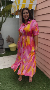 Maggi Dress in Pink Bloom by Maggi McDonald – Proud Poppy ...