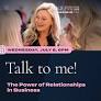 Calling all Cork members! Join us for Talk to Me: The Power of Relationships in Business