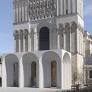 This week Kengo Kuma added an arched entrance to Angers Cathedral