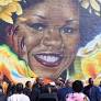 Gary unveils mural