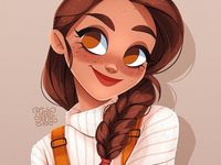 40 Character design ideas | cartoon girl drawing, girls cartoon art ...
