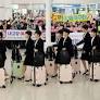 North Korean women's soccer team arrives in South Korea for regional tournament