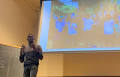 Ugandan climate activist Nyombi Morris visits Yale