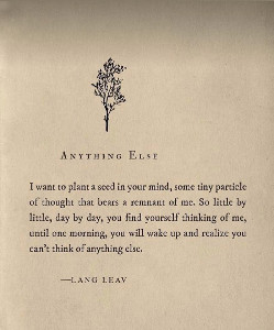 [Poem] Anything else - Lang Leav : r/Poetry
