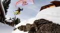 Watch two fearless speedriders ski off a cliff
