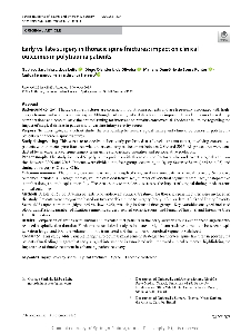 Early vs. late surgery in thoracic spine fractures: impact on clinical ...