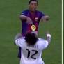 Marcelo and Ronaldinho recreate El Clasico drama in legends match