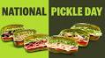 Jimmy John’s Makes National Pickle Day a Big Dill