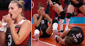 Tokyo Olympics: Turkey team-mates Cansu Ozbay and Meliha Ismailoglu clash heads