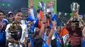 WATCH: Legends Jhulan Goswami, Mithali Raj, Anjum Chopra get emotional during celebrations as Harmanpreet Kaur's India brings World Cup trophy to them