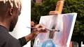 The talent of Luc Abalo, Olympic handball champion and artist