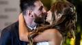 Lionel Messi and new wife Antonella Roccuzzo celebrate wedding with matching tattoos … on their fingers