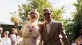 This Copenhagen Bride Spent 50 Hours Hand Sewing Feathers Onto Her Sheer Wedding Dress