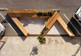 Parklet taking a place of two parking lots Figure 8: Parklets as ...