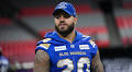Bombers' star RB Brady Oliveira still a question mark for rematch with Lions