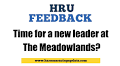 Time for a new leader at The Meadowlands?