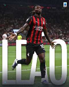 Rafael Leão made his 200th Serie A appearance on Sunday In ...