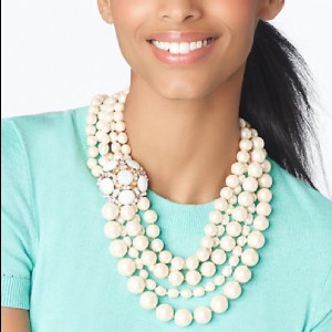 Kate Spade Belle Fleur Collar Statement Necklace