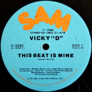 Vicky "D" – This Beat Is Mine – Vinyl (12", 33 ⅓ RPM + 2 more ...