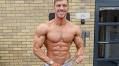 Glasgow bodybuilder celebrating after taking home European fitness title