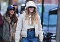 Sydney Sweeney Trades Wide-Leg Jeans For Leather Barrel Pants and Lingerie