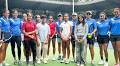Billie Jean King Cup: Indian tennis stars mentor Karnataka’s young talent in Bengaluru.