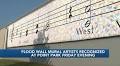 Flood wall mural artists recognized at Summer Music Series at Point Park