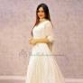 Best jannat zubair kurti style on Sale Jannat Zubair White Shifa Viscose Chikankari Anarkali