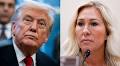 Trump says Marjorie Taylor Greene has "lost her way"