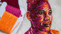 Intimate Embroidered Portraits by Danielle Clough