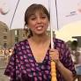 UK heatwave: BBC London's Riz Lateef interrupted by rain