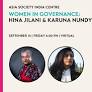 Women in Governance: Hina Jilani & Karuna Nundy